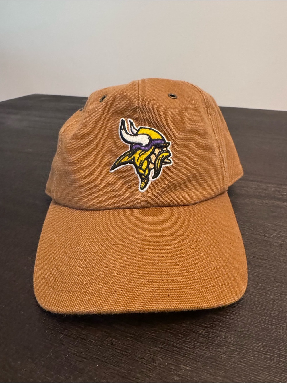 Brown Minnesota Viking Logo Baseball Cap